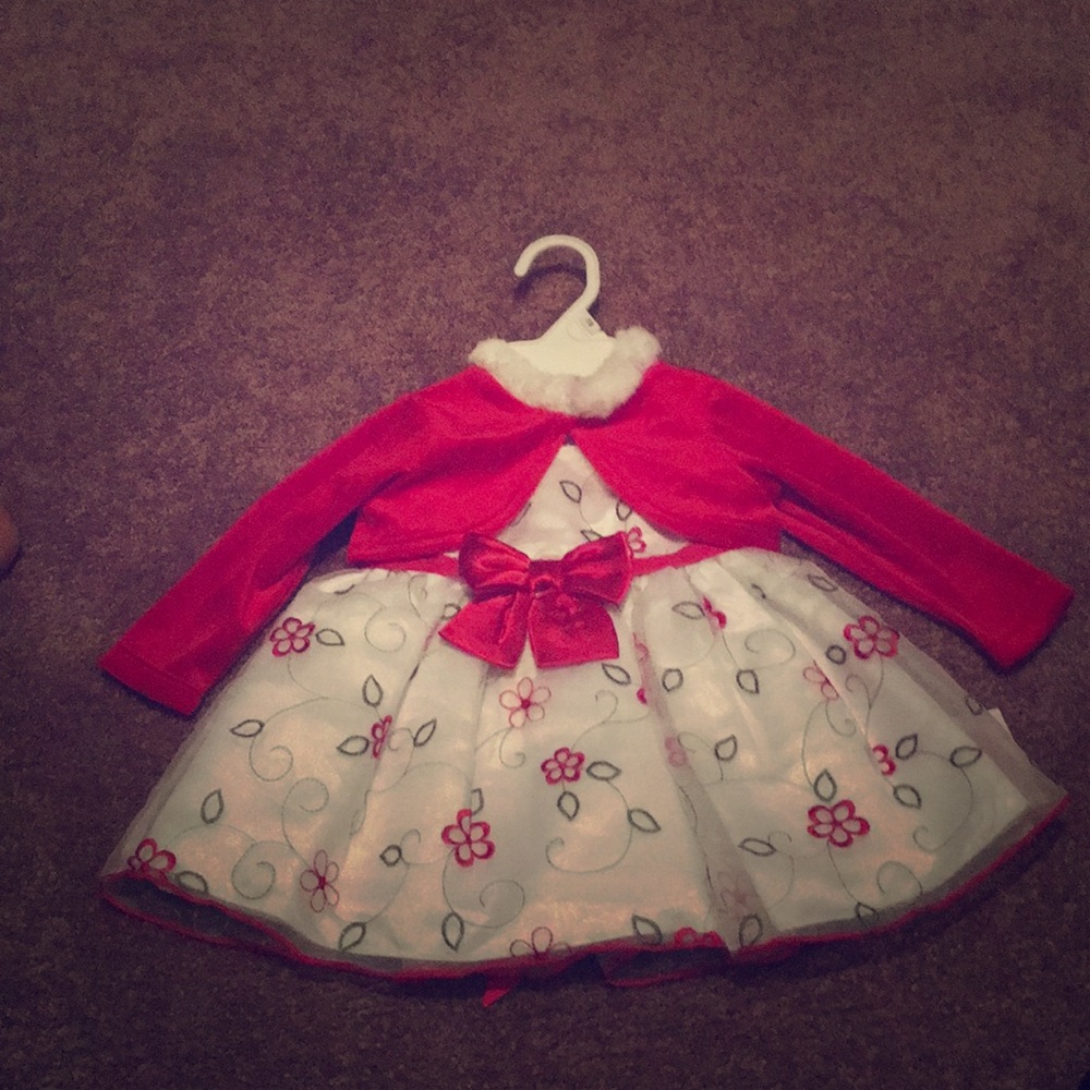 Baby girl holiday dress! Size 12months